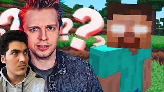 НАШЁЛ ХИРОБРИНА В MINECRAFT?! (Или Херобрин, хотя какая разница) (Стинт/Stint) | Реакция!