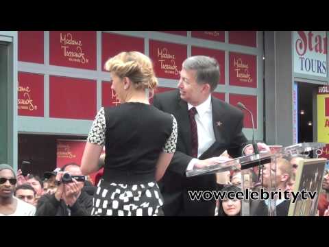 Video: Scarlett Johansson got a star