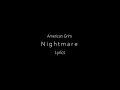 American Grim - Nightmare (Lyrics Video)