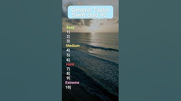 Taylor Swift Quiz #2