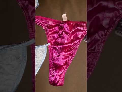 Victoria's secret second skin satin thong and v string collection