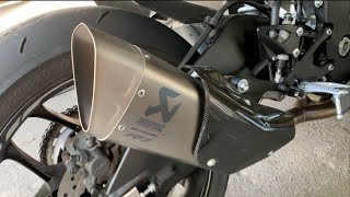 Yamaha YZF R1 Stock VS Akrapovic Exhaust Sound Comparison