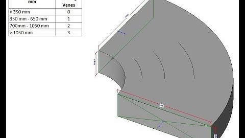 Revit Rectangular Duct Elbow - Radius with Turning Vanes