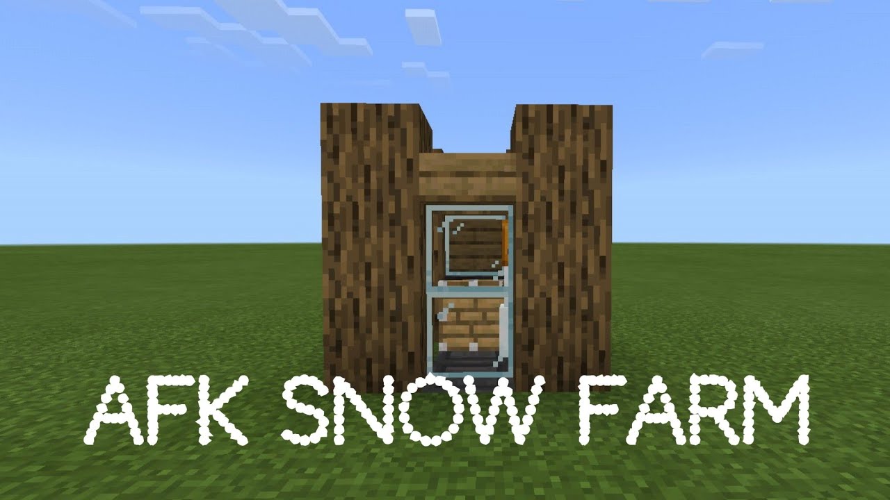 Cara Membuat Afk Snow Farm Dn Minecraft Minecraft Hack Part 1 Youtube
