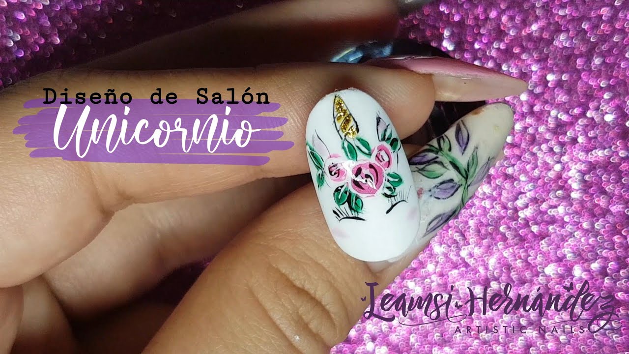 UNICORNIO con GEL POLISH 🦄 - YouTube