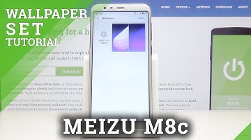 How to Change a Wallpaper in MEIZU M8c – Set Up Lock Screen