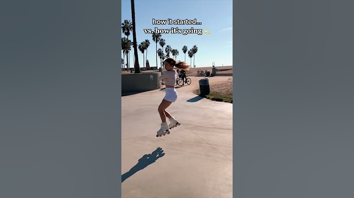 how it started vs how its going 💗🛼 my artistic inline skating journey