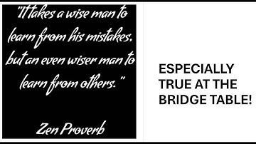 Bridge Mistakes at the Bridge Table