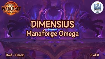 LAST HEALER ALIVE! EPIC AND CLEAN FIRST GROUP TRY FOR AOTC! | Raid H | Manaforge Omega - 8 Dimensius