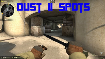 Cs:Go de_dust2 (Dust ll) Map Spots