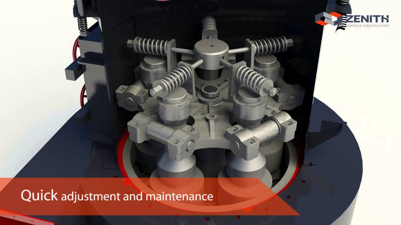 (3D) MTM Medium Speed Trapezium Pulveriser -- ZENITH