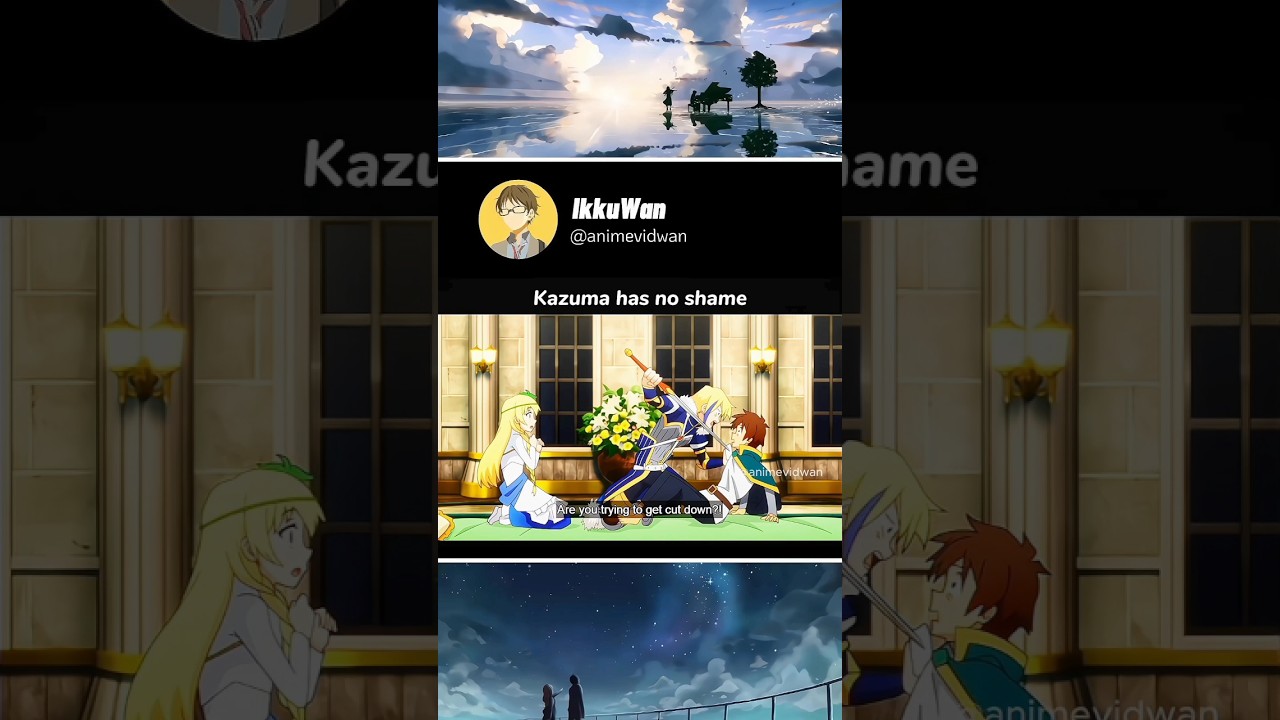 He didn't hesitate 😂 [ KonoSuba Season 3 ]