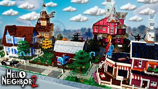 картинка: LEGO Привет, сосед 2 - ГОРОД из 100 000 деталей / Hello Neighbor 2 MOC