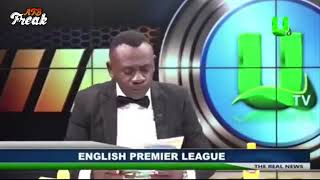 This news reporter can't read