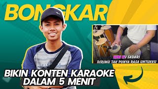 AUTO GAJIAN! Begini Cara Saya Bikin Konten Karaoke Dalam 5 Menit | Cara Memisahkan Vokal & Musik