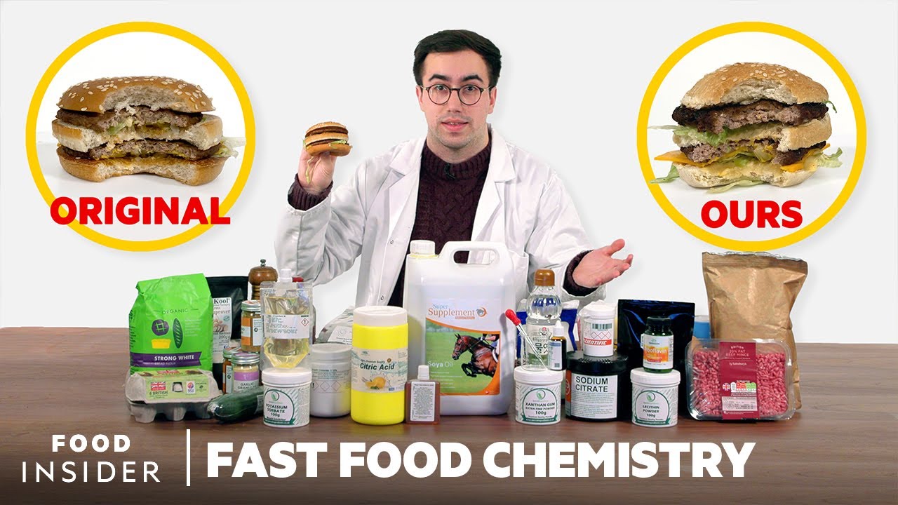 ⁣Making A US Big Mac Using All 54 McDonald's Ingredients | Fast Food Chemistry