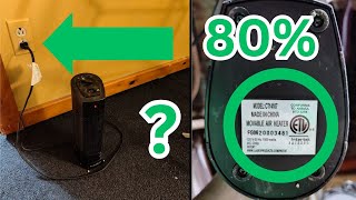80% rule? 1500 watts on a 15 amp outlet!