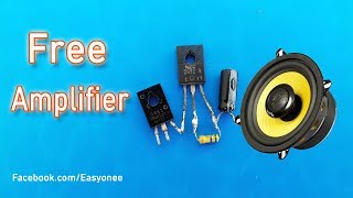 How To Make A Simple Audio Amplifier Using D882 Transistor
