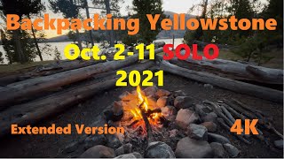 Backpacking the Yellowstone Thorofare, October 2021 [EXTENDED VERSION]