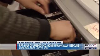 Report: Nearly half of Lubbock County households are financially insecure