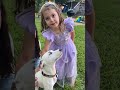 Puppy meets Batman and Elsa 🦇🧊 Adopt Sun Chip from Saving South #Texas Rescue! #atx #dogvideos