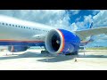 LANDING IN VELANA INTERNATIONAL AIRPORT MALE MALDIVES BOEING-777-300ER AEROFLOT SU320 12.10.2022