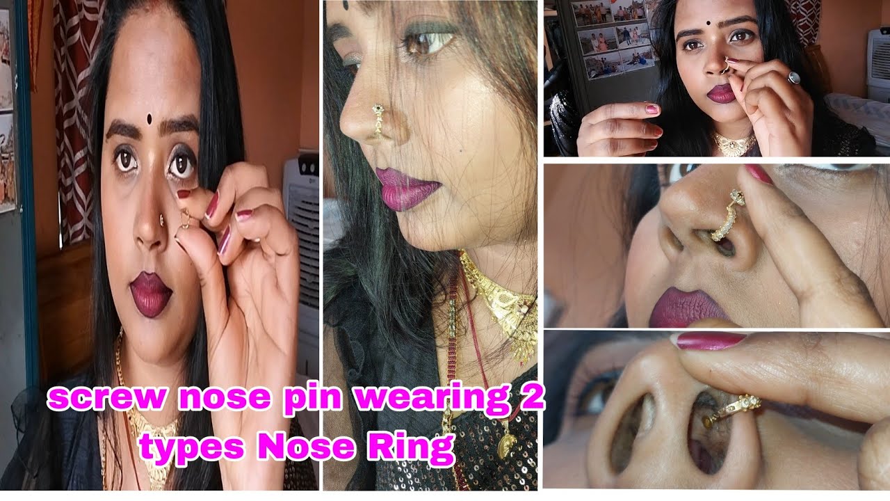 Marathi Nose Pins - Buy Maharashtrian Nose Ring Online in India –  Silvermerc Designs
