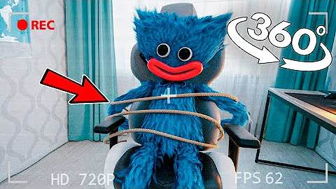 VR 360 Huggy Wuggy Caught And Tied Up What Did He Do 