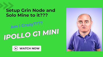 G1 Mini Solo Mining my Own Node