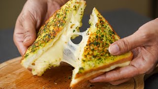 Garlic Cheese Sandwich | Eggless & No Oven | Easy Garlic Sandwich Recipe | Cheese Garlic Sandwich