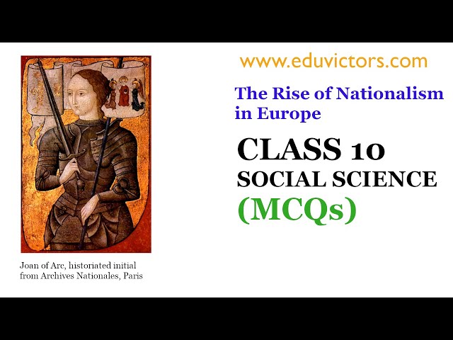 The Rise of Nationalism in Europe - CBSE Class 10 - Social Science - MCQs