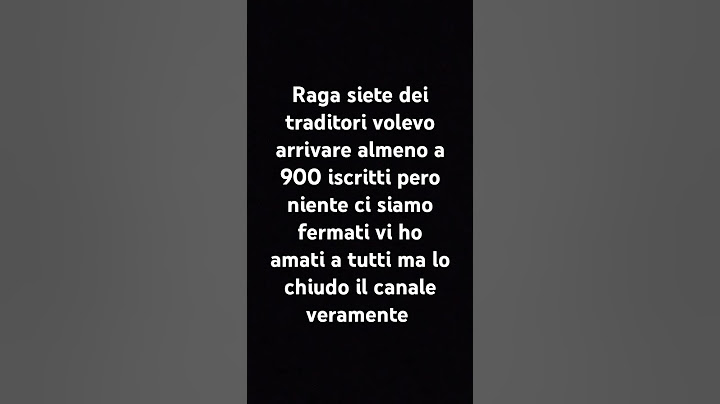 Ciao ragazzi vi ho amati ma ciao e troppo tardi