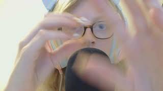 (asmr) nail tapping with mouth sounds