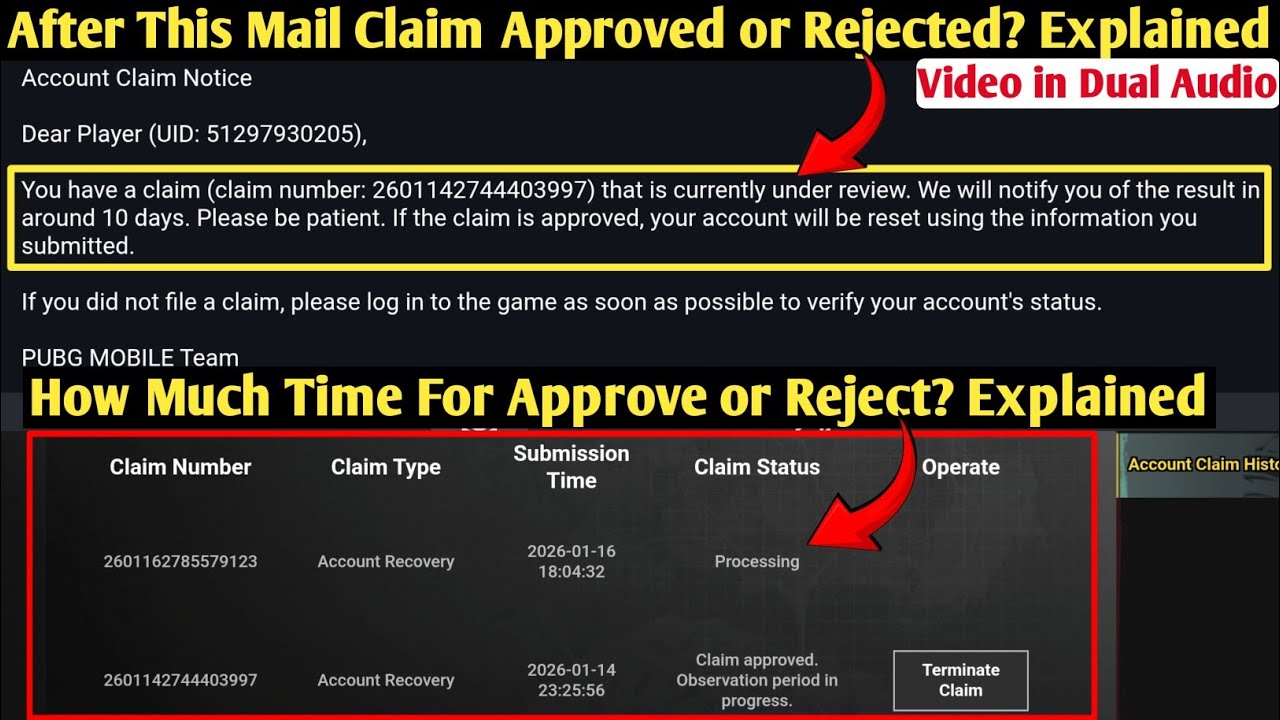 Claim Approved or Rejected After this Mail | Cancel scammer claim of account recovery & safe account