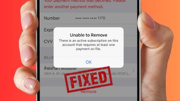 Unable to Remove Payment Method iPhone | There is an Active Subscription on This Account iOS 17