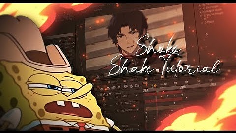 smooth shake amv after effect - tutorial shake amv after effect