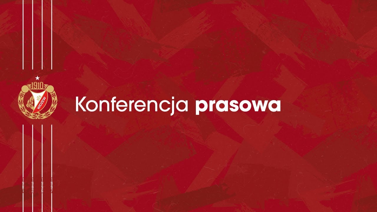Konferencja Zarządu Widzewa Łódź SA - Michał Rydz oraz Maciej Szymański