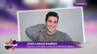 Mexican actor Juan Carlos Ramírez dies at 38 – Latest News 08/11/25