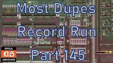 Oxygen Not Included - Most Dupes Record Run - Part 145
