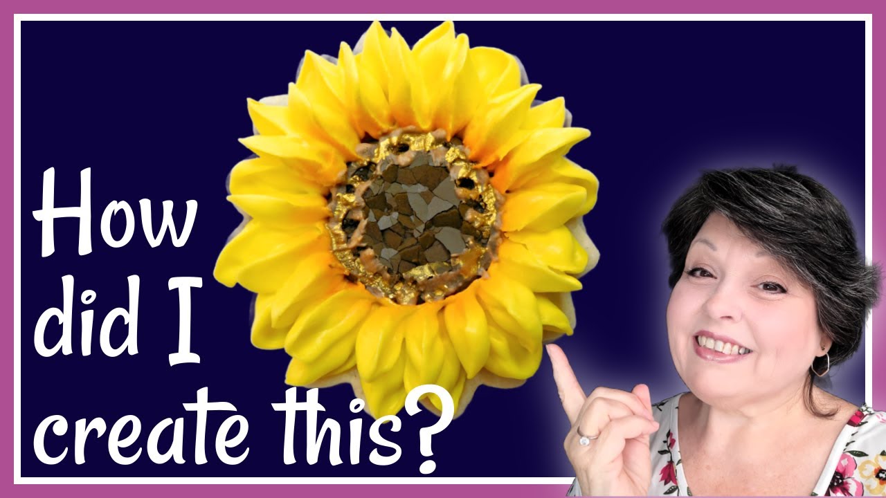 Техника приготовления печенья с королевской сахарной глазурью для ПРОСТЫХ и ПОТРЯСАЮЩИХ подсолнухов