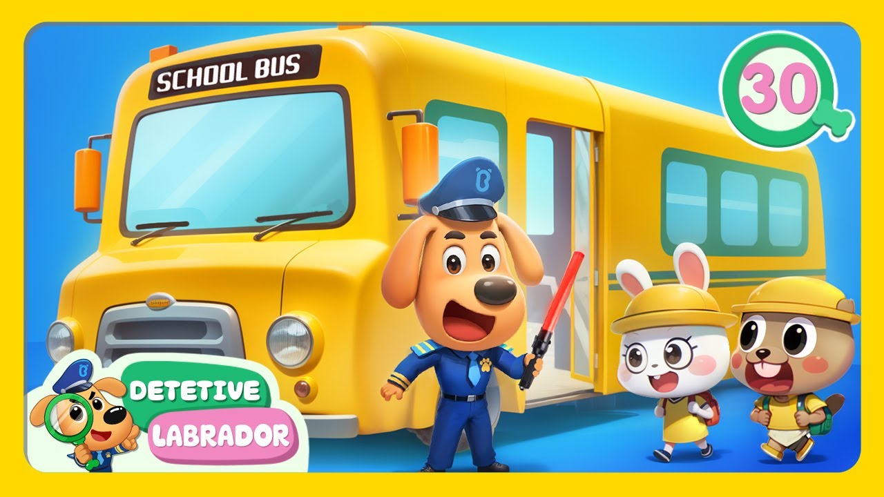 Ônibus Escolar 🚌 Profissões do Detetive Labrador 🔍 30 Minutos 🎬 Compilação
