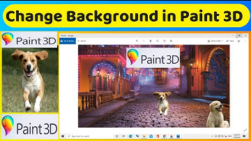 How to Change Background in Paint 3d | Remove Background in Windows Paint 3D