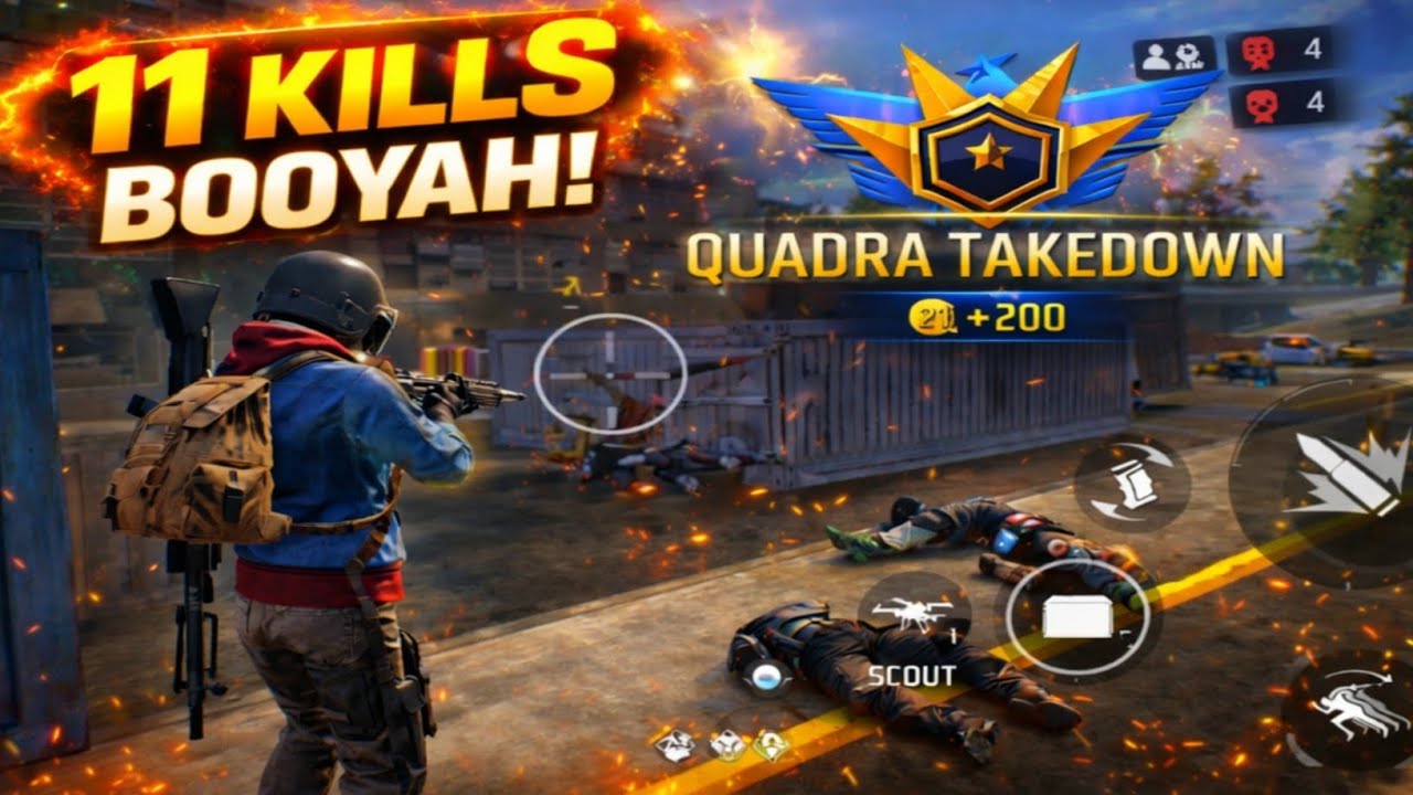 🔥 11 KILL CHALLENGE 😳 BOOYAH MILEGA YA FAIL? | FREE FIRE