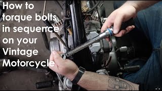 How to Torque Bolts in Sequence on your Vintage Honda Motorcycle