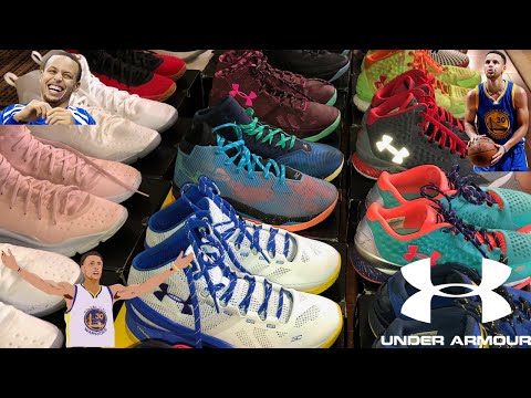 steph curry shoe collection