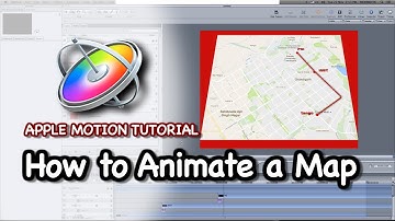 CINETUTORS | Apple Motion Tutorial - How to animate a map | Film Making Tutorials