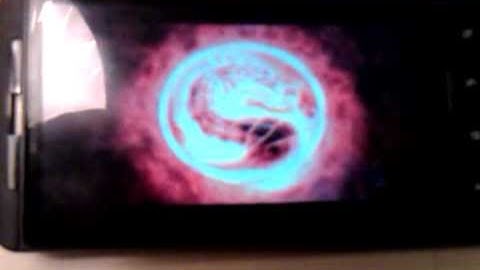 Droid X - Scorpion Face off Kratos Boot Animation -