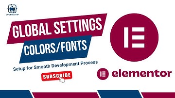 WordPress Elementor Global Settings - Setup Colors and Fonts in Urdu/Hindi | WordPress Tutorial
