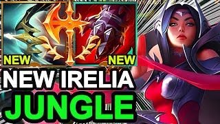 Wild Rift China Irelia Jungle - New Terminus Irelia Insane Carry - New Irelia Jungle Build Runes screenshot 5