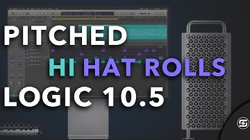 Logic 10.5 - Pitched Hi Hat Rolls Using the Step Sequencer